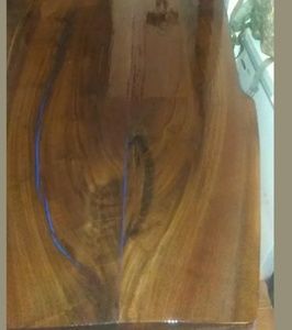One of a kind Black walnut bar top